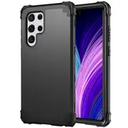 MCC Impact Samsung Galaxy S22 Ultra Shockproof 3in1 Rugged Case Cover S908 [Black]