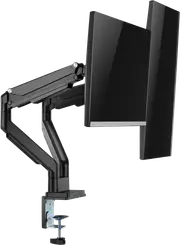 Ergovida Black Gas Spring Dual Monitor Arms