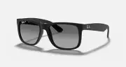 Ray-Ban Justin Classic Matte Black Frame/Grey Lens RB4165F 622/T3 54