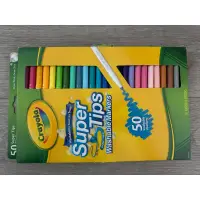 在飛比找蝦皮購物優惠-(二手) Crayola 繪兒樂 可水洗細桿彩色筆50色
