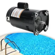 B2853 1HP 230/115V Single Speed Square Flange Pool Pump Motor,