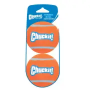 Chuckit TENNIS BALL Dog Fetch Toy Large 2 pack High Visibility Large Dogs 3 inch