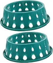 BESTOYARD 2pcs Fruit Holder Stand for Supermarket Display Stain Resistant Base for Durian Pineapple Hami Melon Watermelon Space Efficient Stable Design