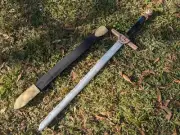 Handmade EVA Foam Crusader Long Sword And Scabbard