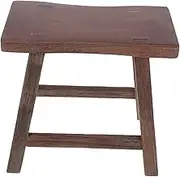 Solid Wooden Step Stool for Portable Low Bench for Bathroom Kitchen Lightweight Chicken Wing Versatile Small Foot Stool for Daily Routines