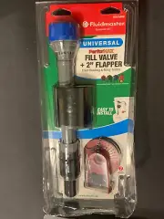 New Fluidmaster PerforMAX 402CARHR Universal Toilet Fill Valve & 2" Flapper