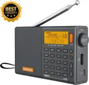 D-808 Portable Digital Radio FM SW MW LW SSB RDS ATS Alarm Clock Receiver