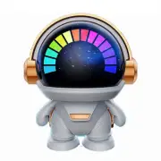 Astronaut Bluetooth Speaker Cute Desktop Space Robot Subwoofer6643