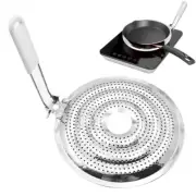 Stainless Steel Heat Diffuser Simmer Plate for Gas and Electric Stove w/ Handle