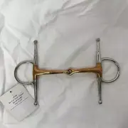 Full Cheek Copper Mouth Snaffle Bit Jointed 5 1/2" Smith Worthington