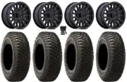 MSA Creed 15" Wheels Black 30" BFG KM3 Tires Polaris RZR XP 1000 / PRO XP
