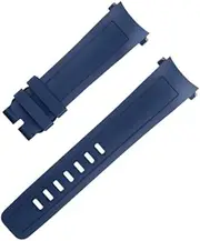 [KAVJU] For IWC Strap Aquatimer Family Fluoro Rubber Watchband Bracelet 2 Styles Curved End 22mm Quick Release Watch Band