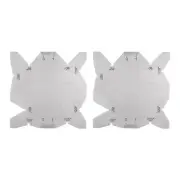 2pcs Drill Bit Angle Gauges 60°-160° Drill Sharpening Gauge Stainless Steel