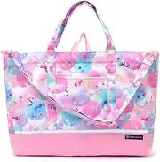 [COLORFUL CANDY STYLE] NM382600 Lesson Bag with Gusset, Water Repellent, Fluffy Cute Candy Pop, Waterproof, Lightweight, Stain Resistant, Wrinkle Resistant, Large, Shoulder, Security Prevention,