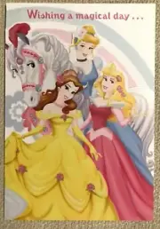 Princess Birthday Greeting Card -"Wishing a magical day"- Sunrise NEW(A44)