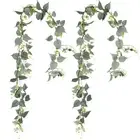 2Pcs Hanging Vine Garland Greenery Artificial Vine Plant Ivy Vine Fake teJuF