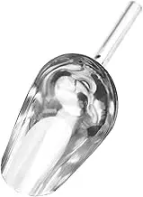 PEPLAYTAL Stainless Steel Pet Feeding Scoop Multi Purpose Rice and Grain Scoop with Ergonomic Handle for Convenient Use Kitchen and Pantry and
