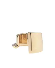 Jacquemus J Sculpted Cuff Bracelet One size light gold