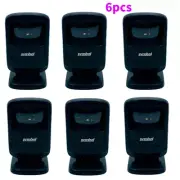 6PACK Zebra Symbol DS9208-SR00004NNWW USB Hands-free ID 2D QR Barcode Scanner