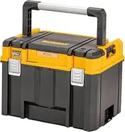 [DEWALT] DWST83343-1 Large Box with Organizer, Tool Box, Storage Case, Easy to Carry, Long Handle, Stacked Storage, Large Capacity, IP54, Dustproof, Waterproof Design