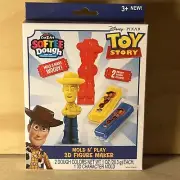 Cra-Z-Art Disney Pixar Toy Story 4 Softee Dough Mold N' Play 3D Figure Maker NEW