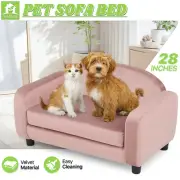 Pet Dog Sofa Bed Soft Warm Anti-slip Small Cat Dog Kennel Mat Removable Cushion
