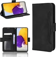 [YBROY] Case for Motorola Edge 30 Fusion, Magnetic Flip Leather Premium Wallet Phone Case, with Card Slot and Folding Stand, Case Cover for Motorola Edge 30 Fusion.(Black)