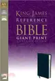 Holy Bible ― King James Version, Navy, Bonded Leather, Giant Print Center-column Reference Bible