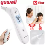 YUWELL Digital Ear Thermometer LCD Infrared Non Contact Forehead Temperature Gun