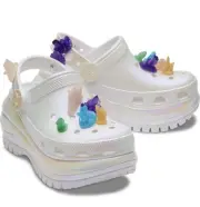 NWT Crocs Lil Nas X Mega Crush Clog Platform Crystal Jibbitz Size Men 7 Women 9