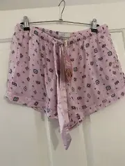 Peter Alexander Ladies Pyjama Shorts Pink Tiles Medium