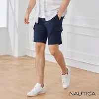 在飛比找momo購物網優惠-【NAUTICA】男裝經典雙口袋工作短褲(深藍)