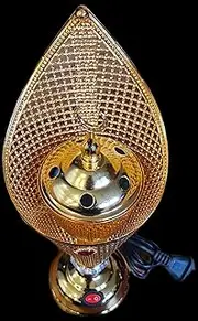 Electric Incense Burner Metalic Incense Censer Bakhoor Burner Frankincense Burner for Office & Home Decor (AU Plug)