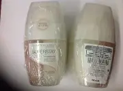 4 X Maybelline Superstay Silky Foundation HONEY BEIGE (MEDIUM#4) NEW