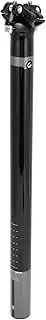 X AUTOHAUX Bike Seat Posts Durable Bike Saddle Post Seat Tube Gloss Black Gray 1 Pc 31.6x450mm Carbon Fiber