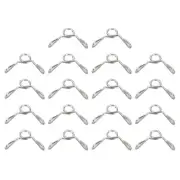 Fuel Line Hose Clips, 30Pcs 3.5mm 304 Stainless Steel Tubing Spring Clamps