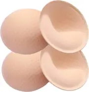Bra Insert Pads 2 Pairs, round Push-Up Pads for Sports Yoga Bra