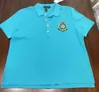 Lauren Ralph Lauren Women’s Blue Polo Shirt With Logo NWT