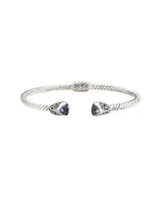Samuel B. Silver 1.54 ct. tw. Amethyst Bracelet