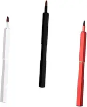 HAPINARY 3pcs Makeup Brush Set Lipstick Applicators Stretchable Tips Makeup Tool for Women Eyeshadow Applicator Lip Brush Makeup Accessory Colorful Options