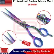 Professional Multi Color Barber Beauty Salon Hair Cutting Scissor 6'' Salon Hair