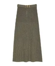 TWINSET SKIRT BLK/GOLD M Green