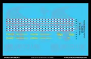 N Scale Cando 1003 Locomotive Decal Set