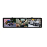 12in Car DVR Dash Cam Rear View Mirror Multisplit Screen G-Sensor Night Vision (for: Fiat)