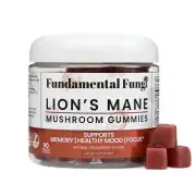 Fundamental Fungi Organic Lion's Mane Mushroom Gummies | 90 Servings | Brain ...