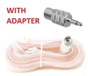 FM ANTENNA F type COAX WITH 3.5MM ADAPTER FOR ANY BOSE WAVE RADIO / LIFESTYLE
