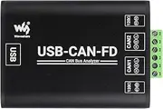 Waveshare Industrial Grade CAN/CAN FD Bus Data Analyzer, USB to CAN FD Adapter, CAN/CAN FD Bus Communication Interface Card