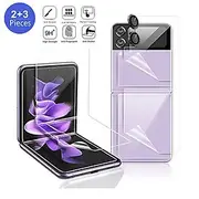 1 Set Screen Protector Camera Lens Protector Back Screen Protector For Samsung Galaxy Z Flip 7 Z Flip 6 Z Flip 5 Z Flip 4 Z Flip 3 Tempered Glass TPU Hydrogel