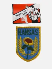 KANSAS Sunflower Embroidered Emblem Souvenir & Travel Collectible Patch