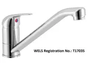 Abey MIXMASTER KITCHEN SINK MIXER Swivel Top Head, WELS 4 Star CHROME*Aust Brand